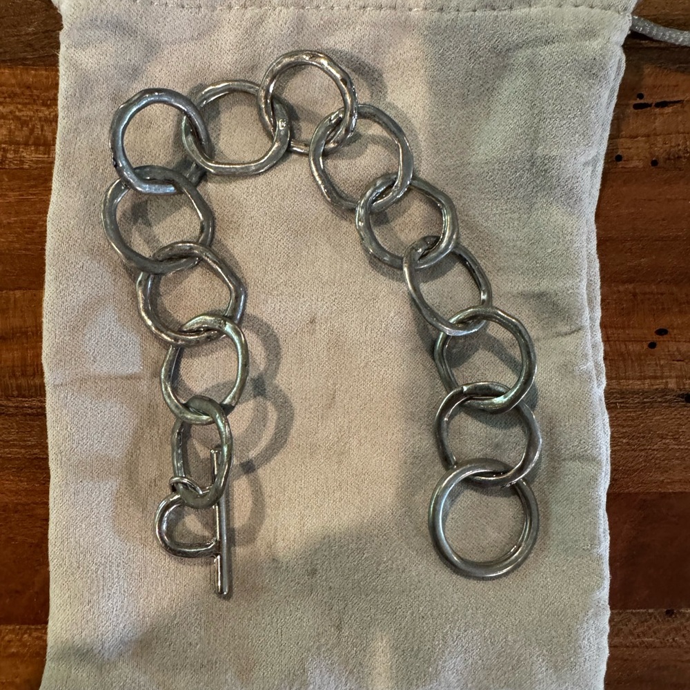 Silver Chain Link Bracelet